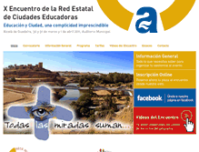 Tablet Screenshot of ciudadeseducadoras.ciudadalcala.org